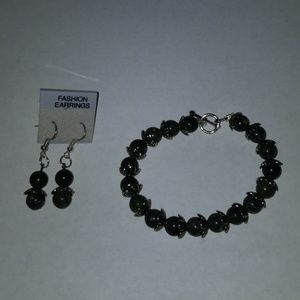 Russian jade flower set